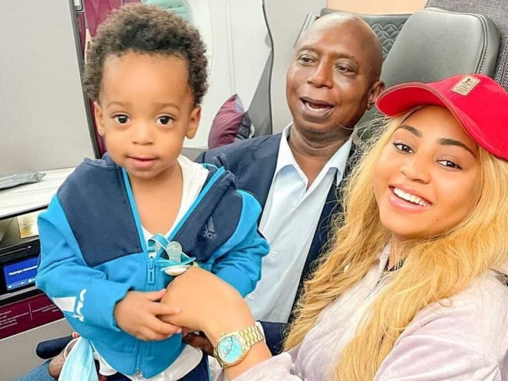 Regina Daniels and Son