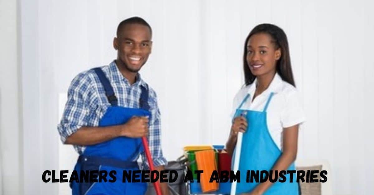Recruitment for Cleaners at ABM Industries EntsToday