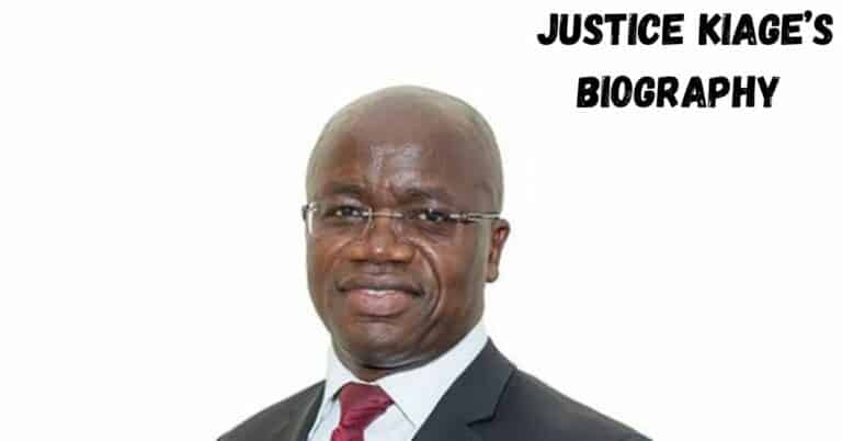 Justice Kiage Biography, Career and Net Worth