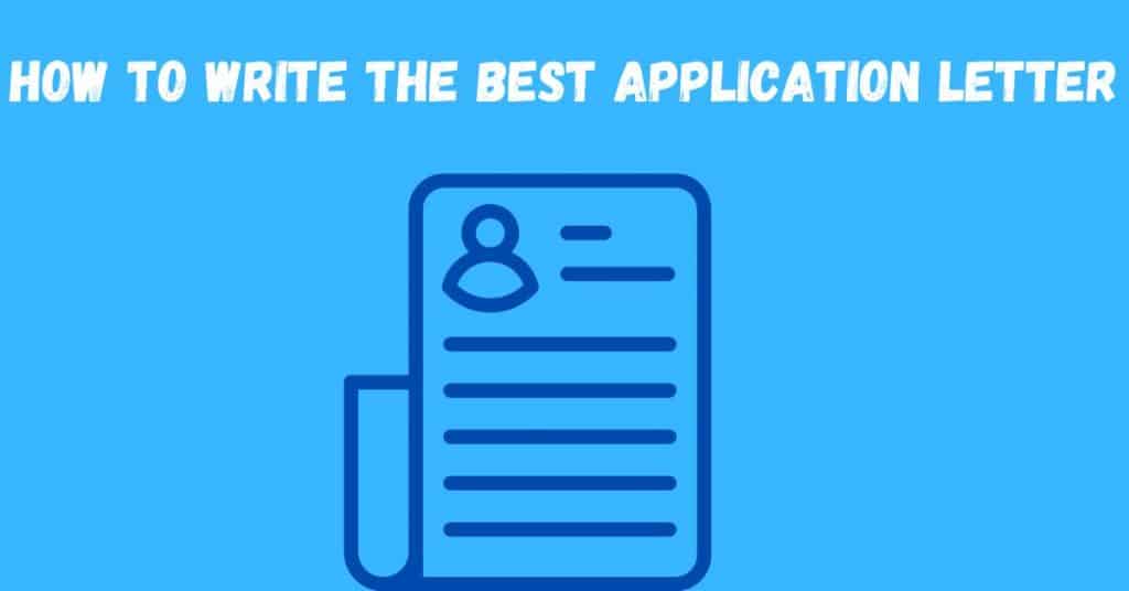 How to Write An Application Letter in Nigeria